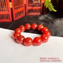 Vòng chalcedony (mã não đỏ) size lớn
