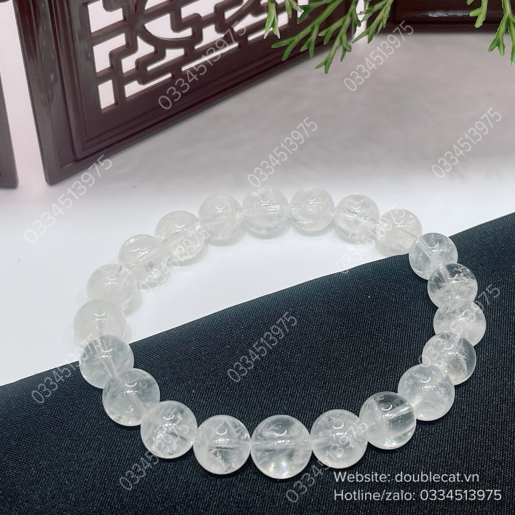 Vòng chuỗi thạch anh trắng