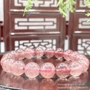 Vòng thạch anh dâu hồng 10,5mm
