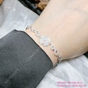 Lắc tay bạc cỏ 4 lá vô cực