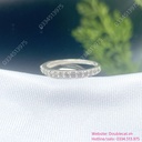 Nhẫn bạc nữ 1 đường tấm đơn giản