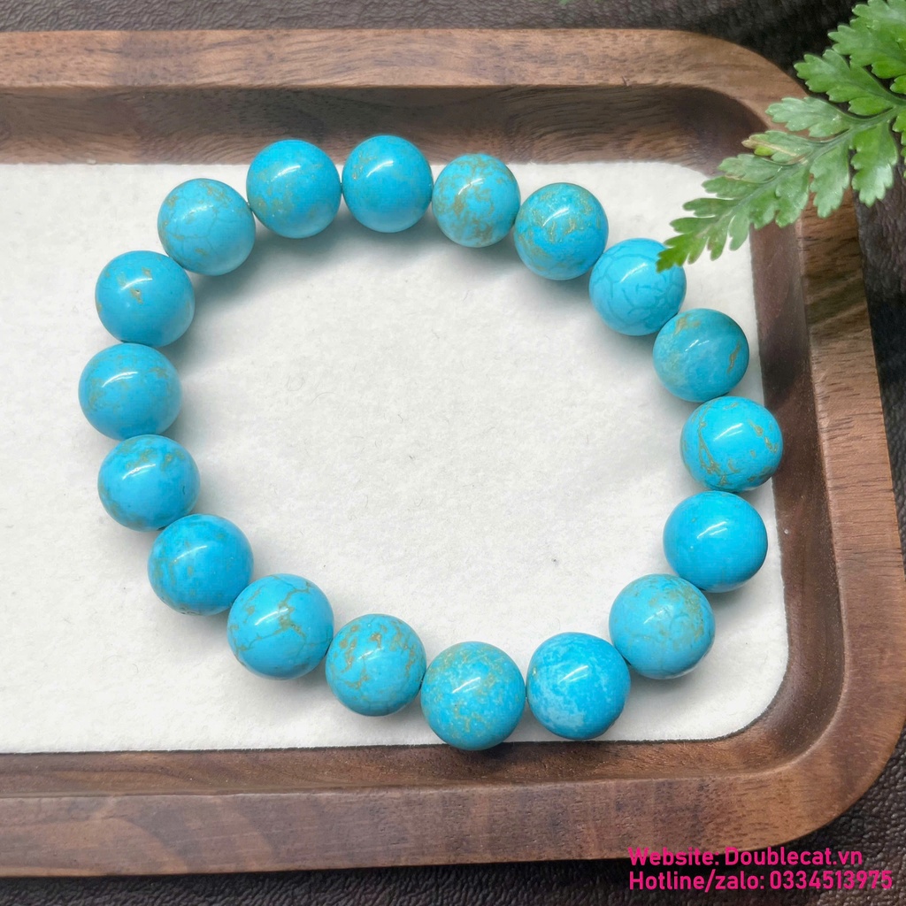 Vòng đá ngọc lam (Turquoise) tự nhiên