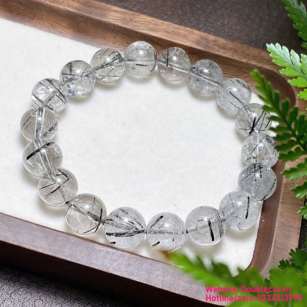 Vòng thạch anh tóc đen tự nhiên