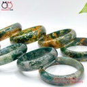 Vòng băng ngọc thuỷ tảo (mã não rêu) ni 50-53mm