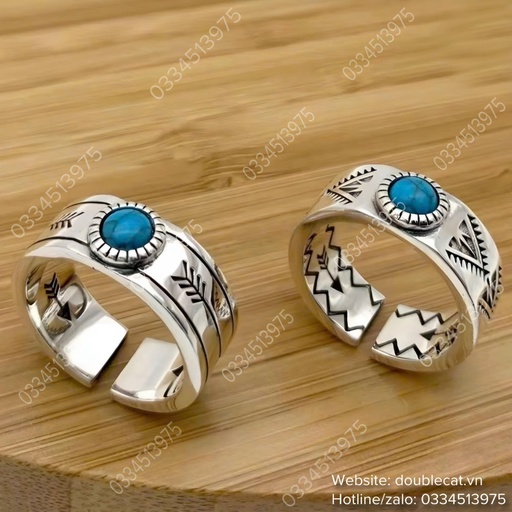 [NBPC-0001] Nhẫn nam phong cách, bạc 925