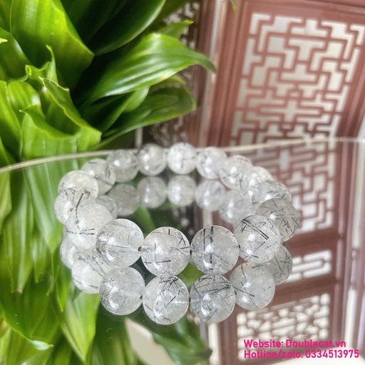 Vòng thạch anh tóc đen tự nhiên