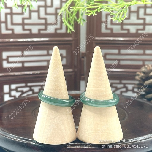 Nhẫn lam ngọc bản hẹ 3,5-5mm