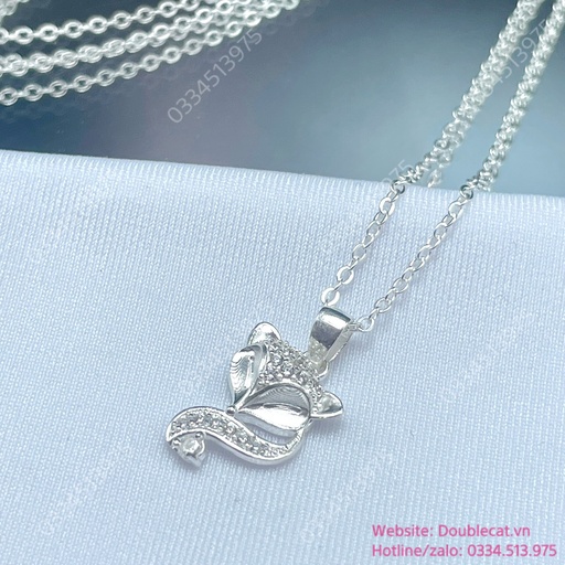 Mặt dây chuyền bạc Hồ ly 