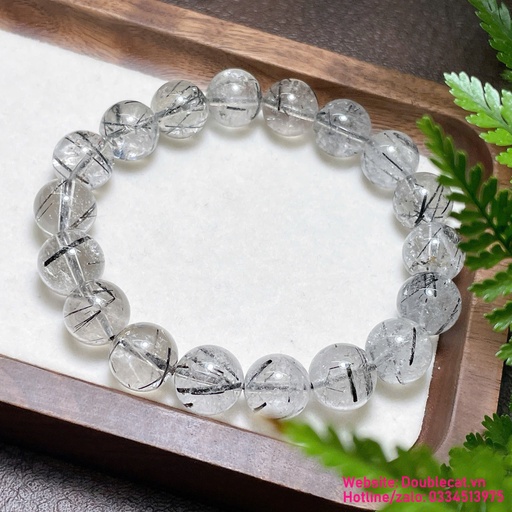 Vòng thạch anh tóc đen tự nhiên