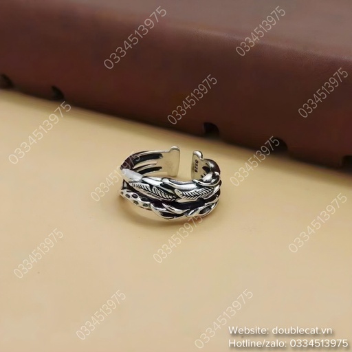 [NBPC-0006] Nhẫn nam phong cách, bạc 925